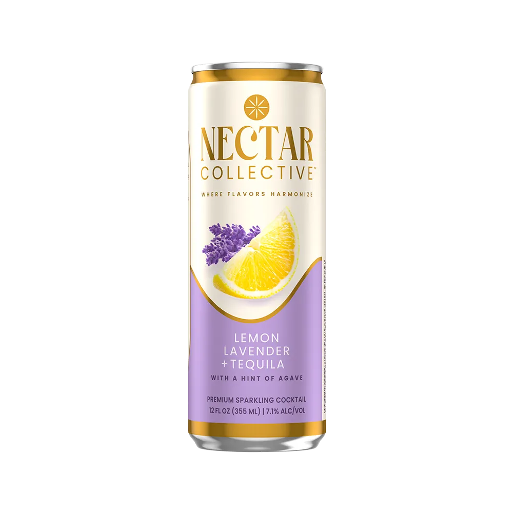 Can Lemon Lavender Tequila Front View Product Card Nectar