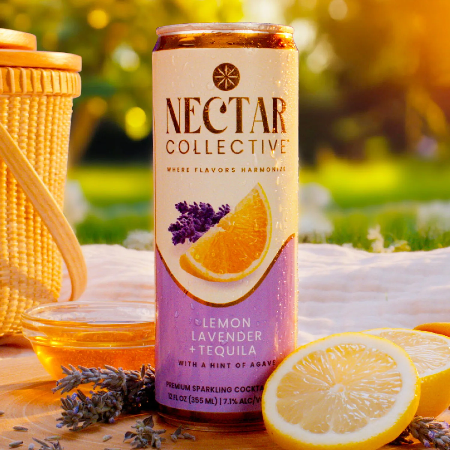 Can Lemon Lavender Tequila Picnic Nectar