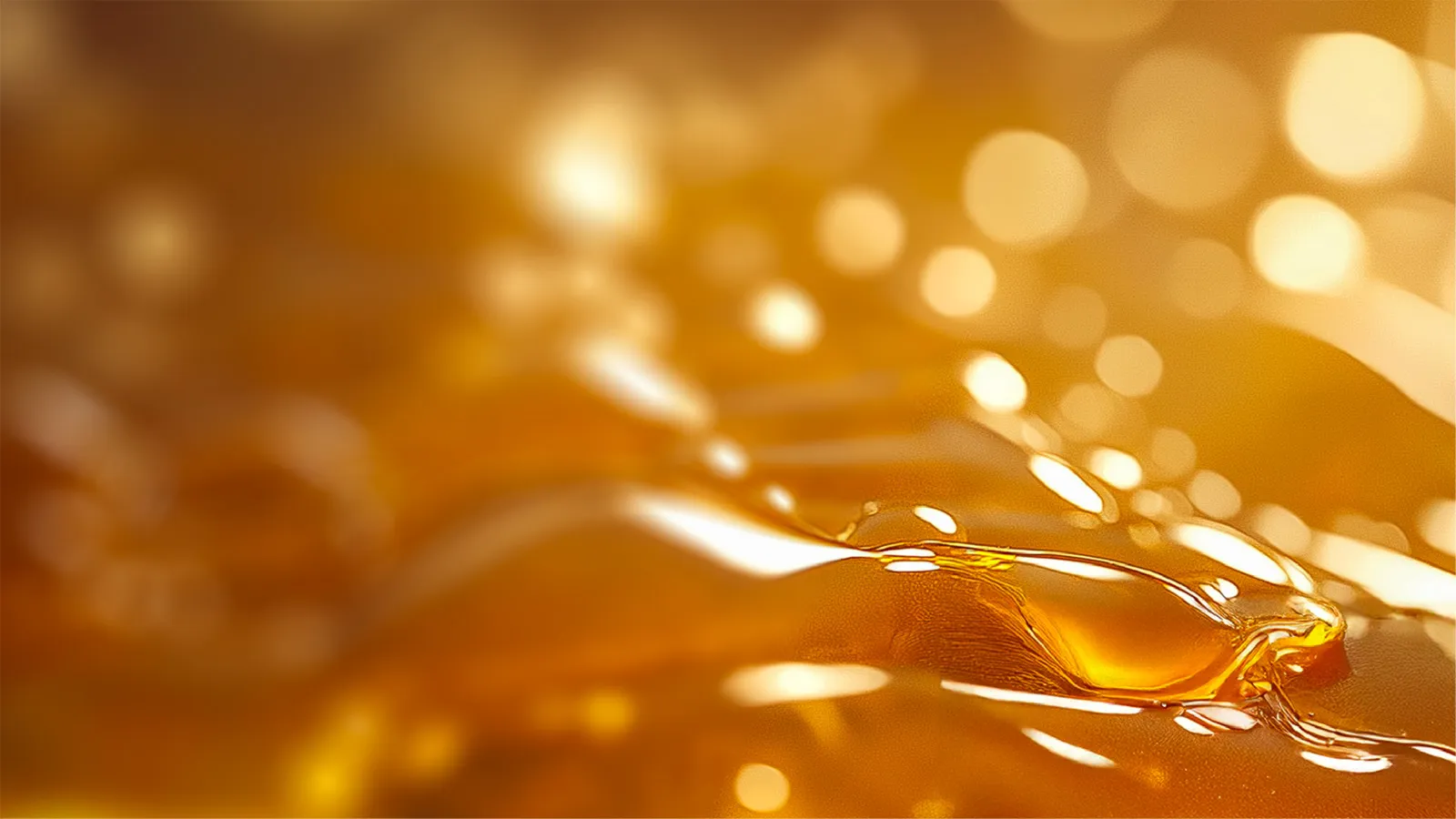 Honey Texture Light Reflection Blurred Lights Nectar
